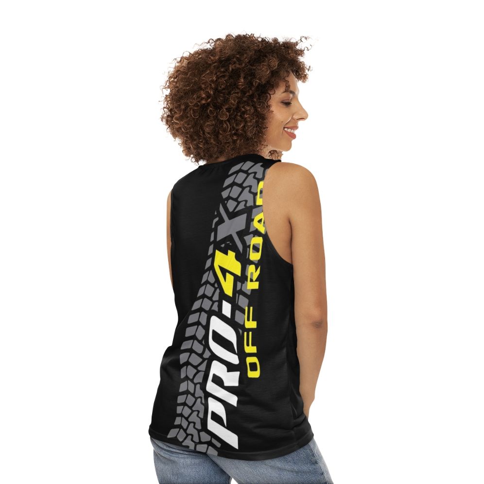 Nissan Pro 4X Unisex Tank Top - women back