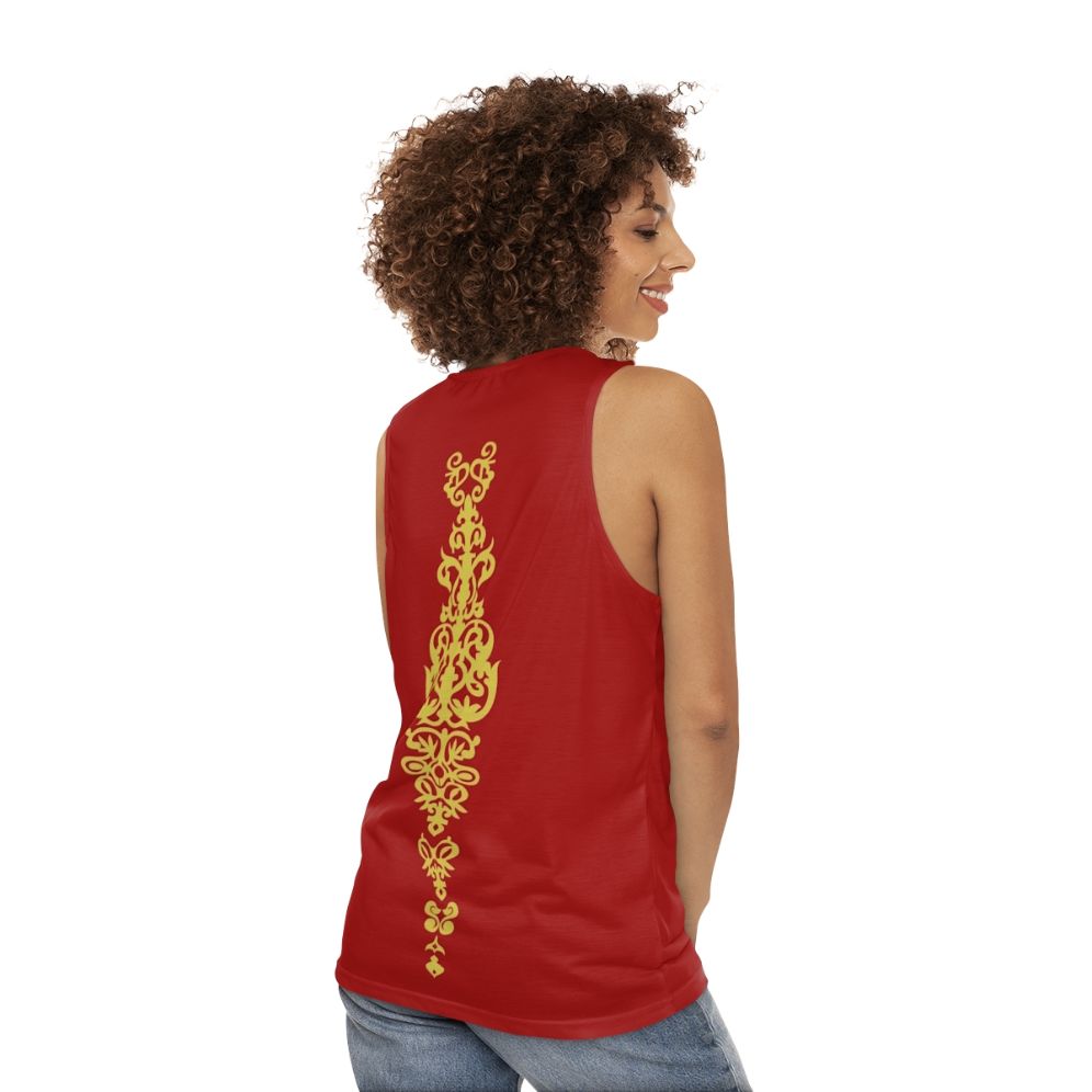 Queen Embroidered Unisex Star Wars Phantom Menace Tank Top - women back