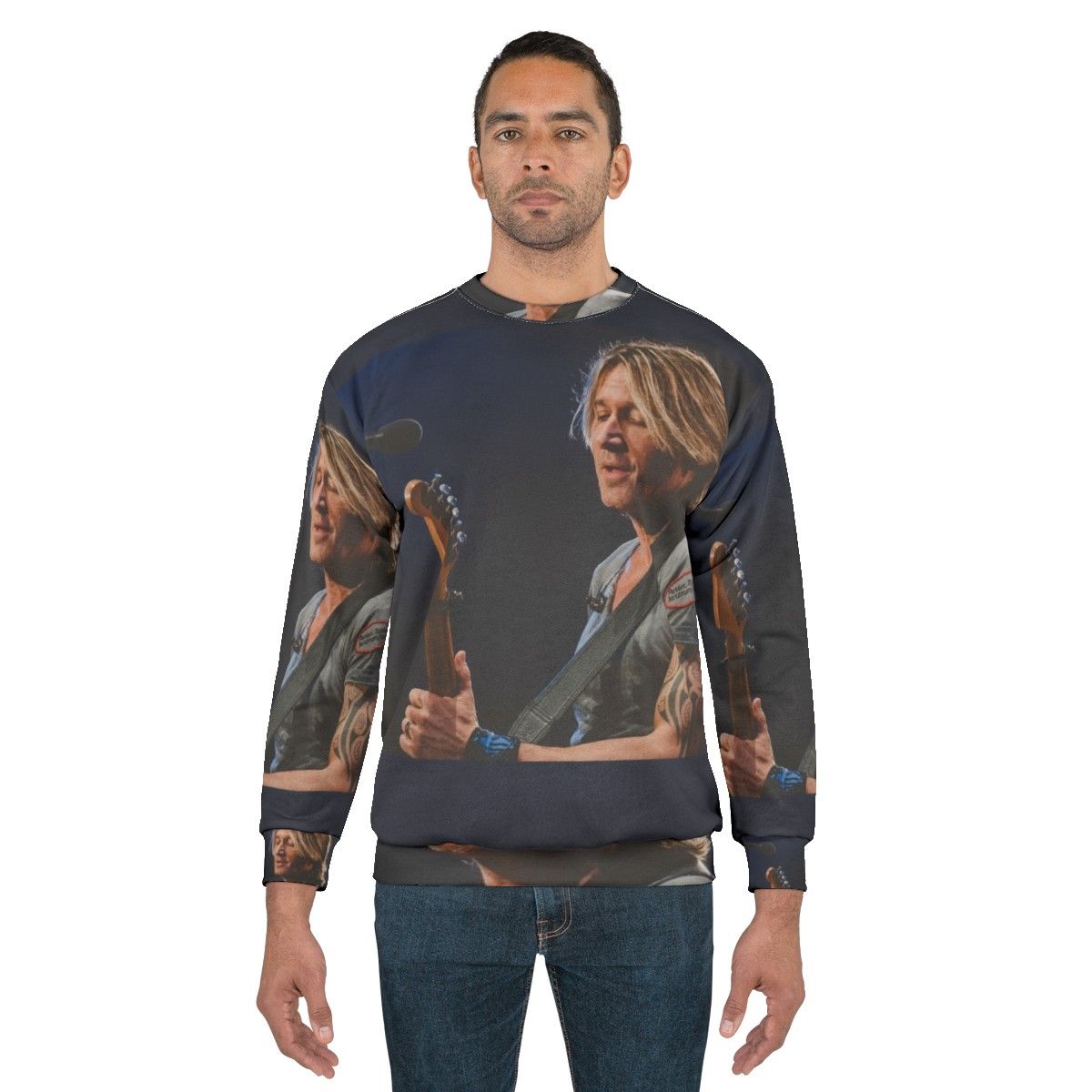 Keith Urban Concert Photograph Sweatshirt - men