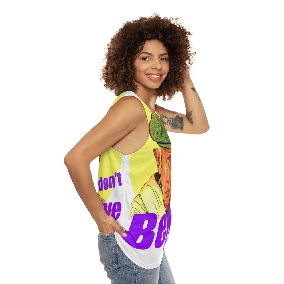 "Victor Meldrew 'I Don't Believe It' Unisex Tank Top" - women side