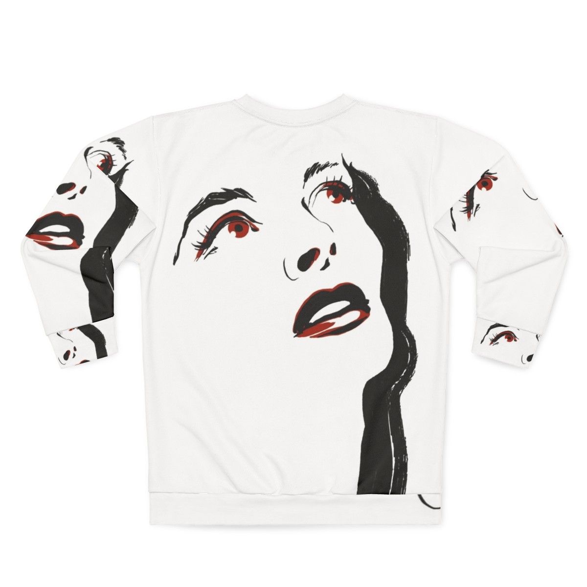 Katharine Hepburn Portrait Sweatshirt - Iconic Hollywood Actress - Back