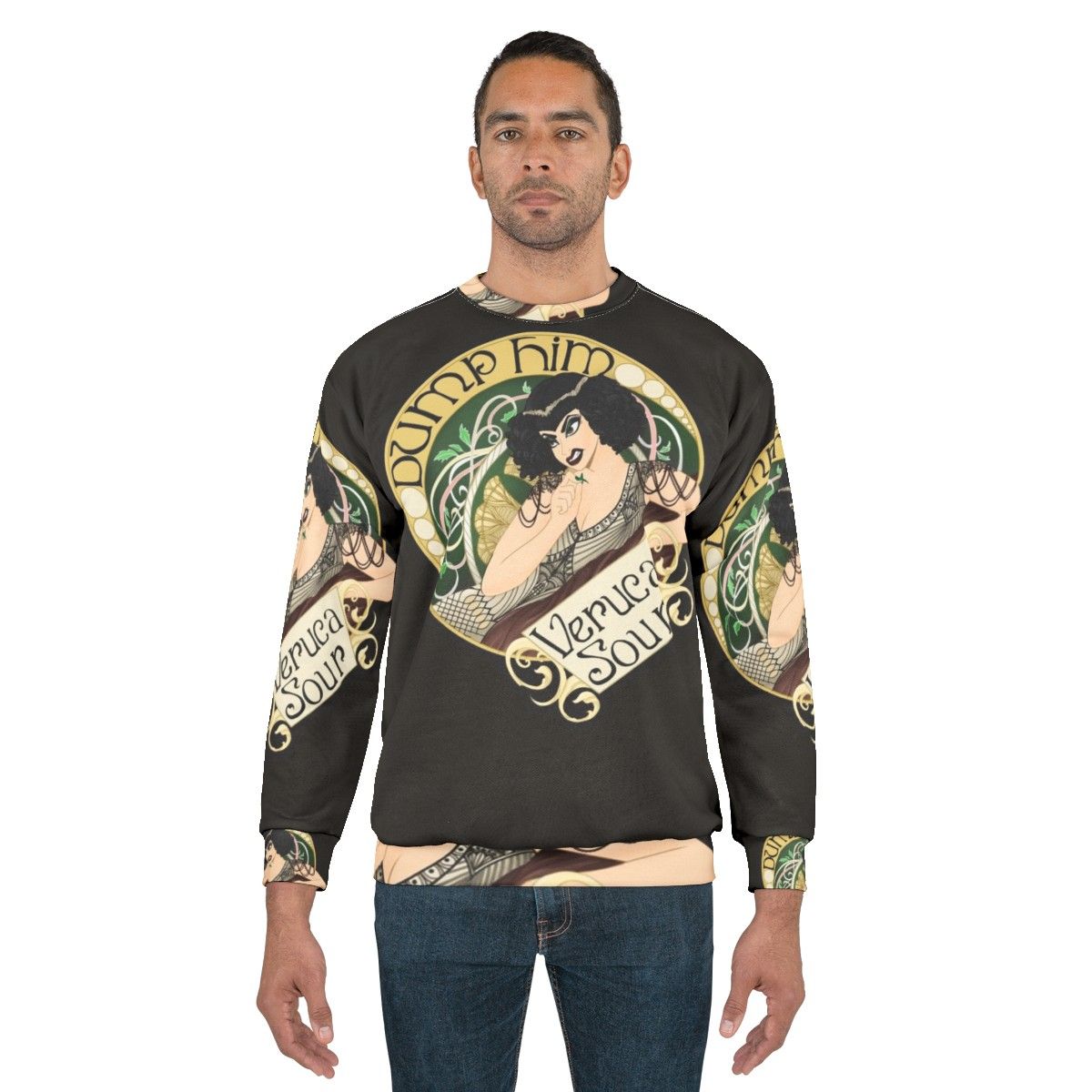 Dump Him Veruca Sour Tarot Burlesque Sweatshirt - men