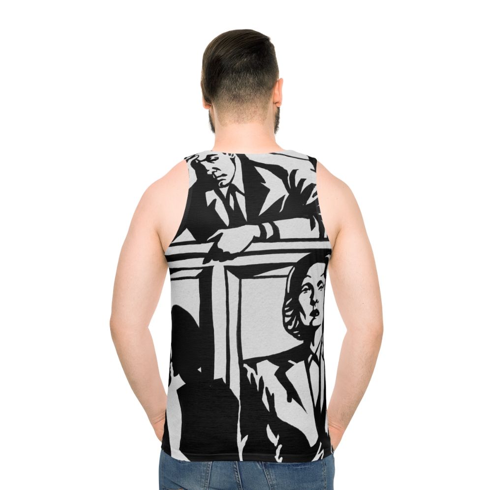 Witness for the Prosecution Expressionist Unisex Tank Top - men back