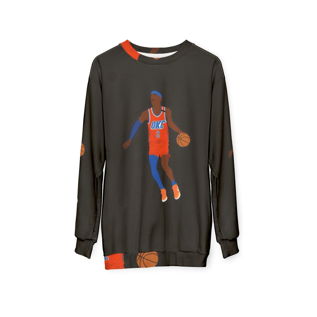 Shai Gilgeous-Alexander Basketball Player Sweatshirt - hanging