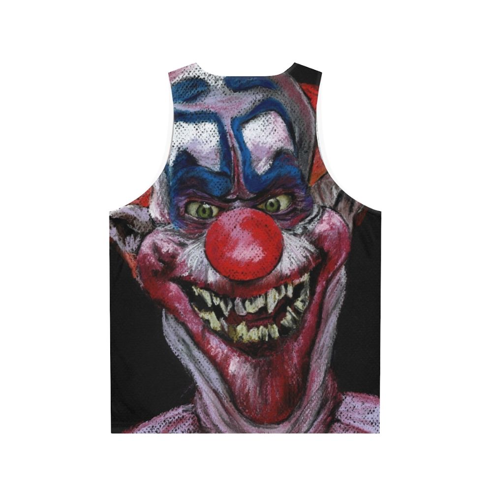 Killer clown horror unisex tank top - Back