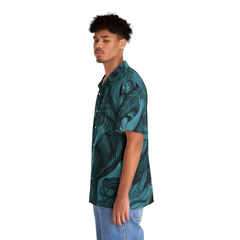 The Shape of Water Inspired Science Fiction Hawaiian Shirt - People Left