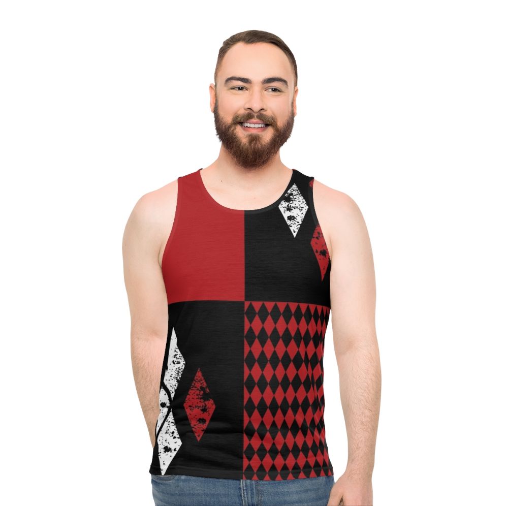 Quinn Diamonds Unisex Superhero Tank Top - men