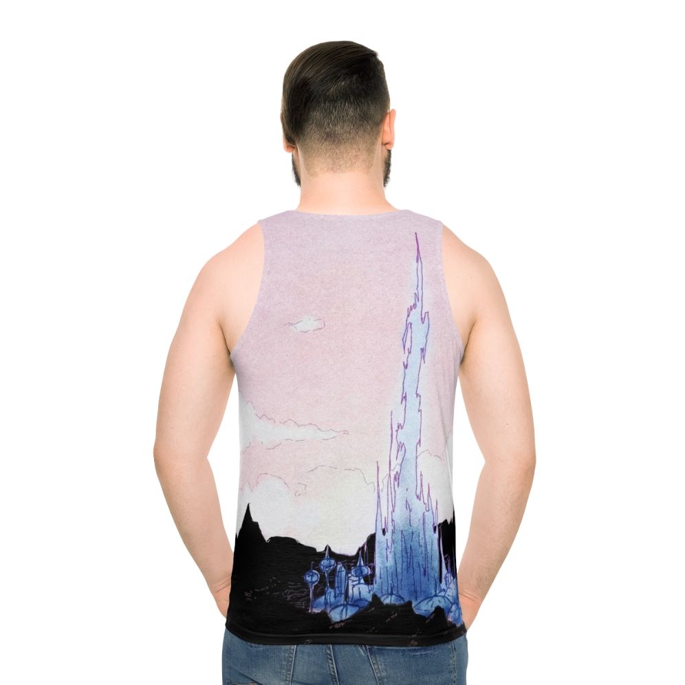 The Crystarium Unisex Tank Top - Final Fantasy XIV Shadowbringers - men back