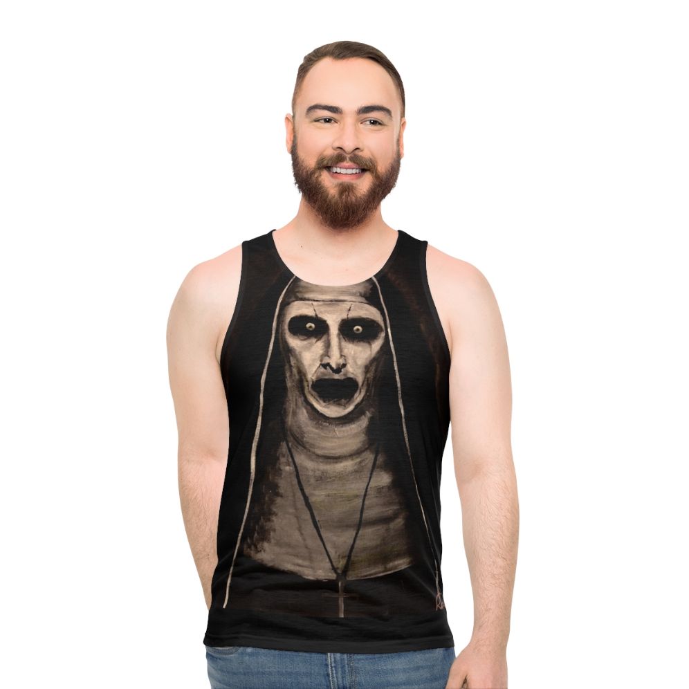 Demonic Sister Valak Unisex Tank Top - men