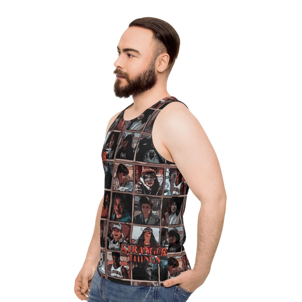 Stranger Things Fan Art Unisex Tank Top - men side