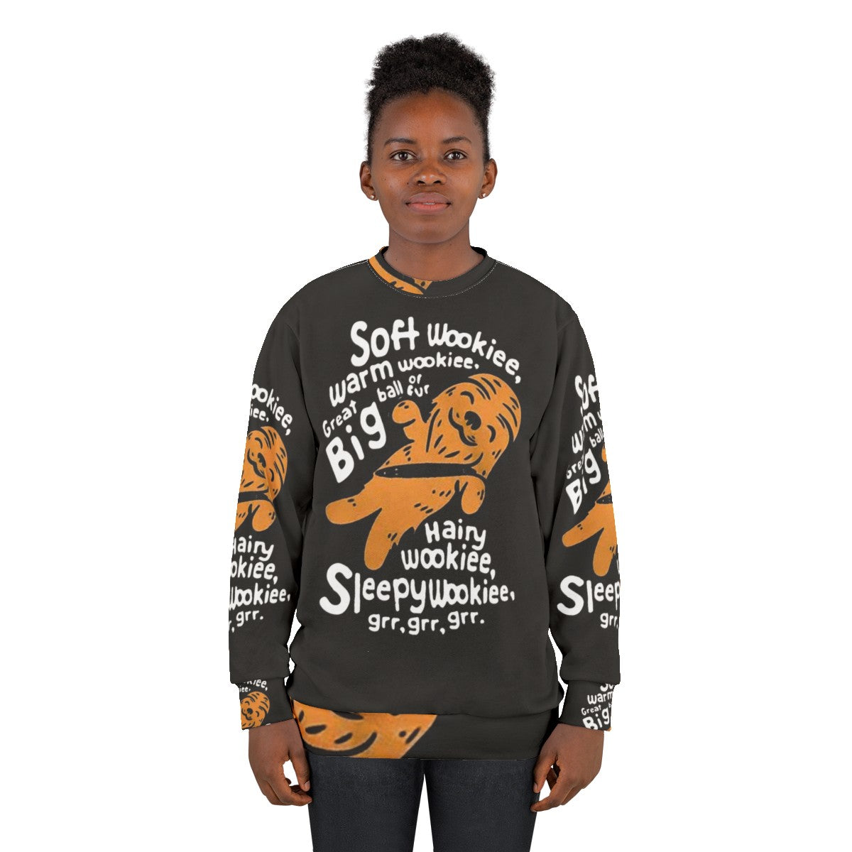 Soft wookiee sweatshirt with cozy fleece design - women