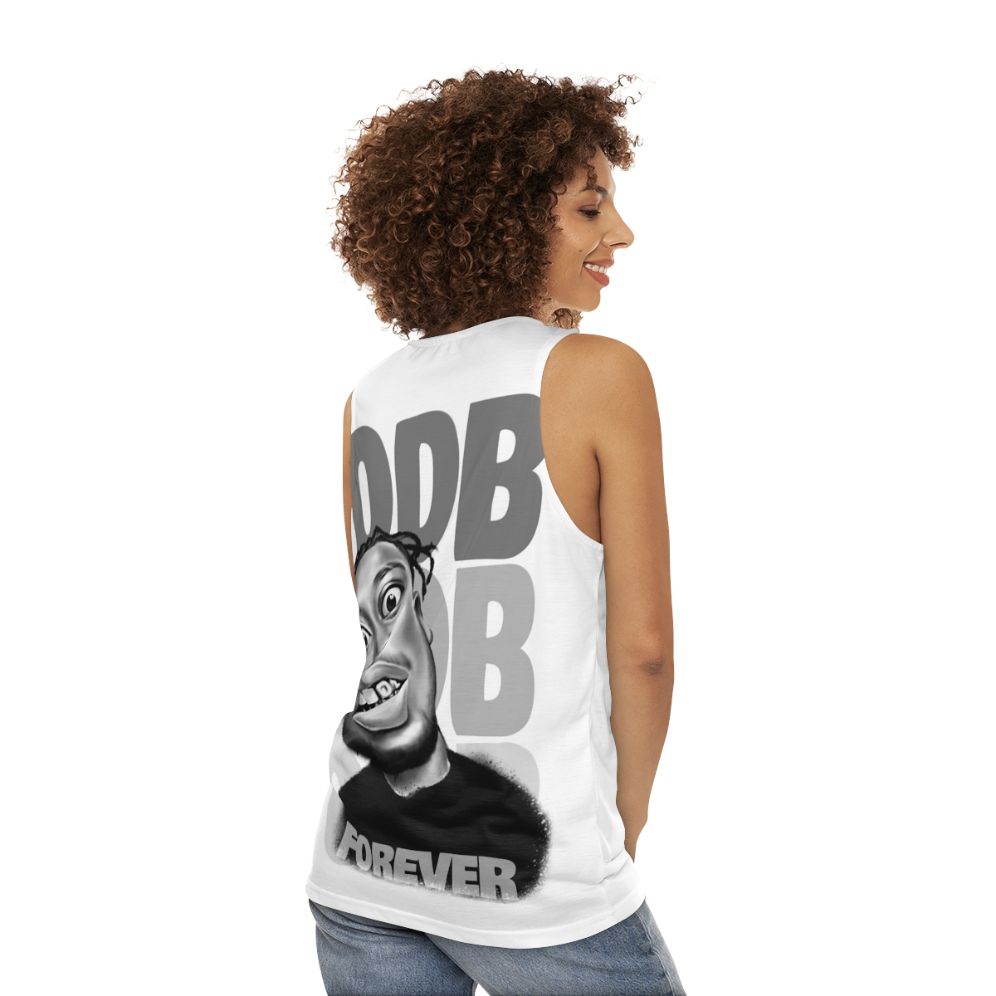 ODB Caricature Unisex Tank Top - women back