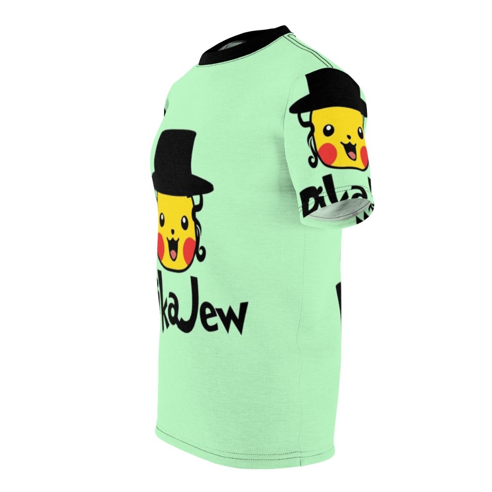 Fashionable Pikachu-themed T-shirt with vibrant anime-inspired design - men left