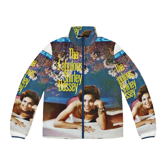 Shirley Chisholm puffer jacket featuring pop art design