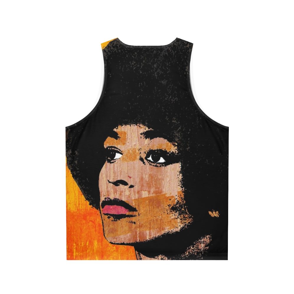 Angela Davis Unisex Tank Top - Back