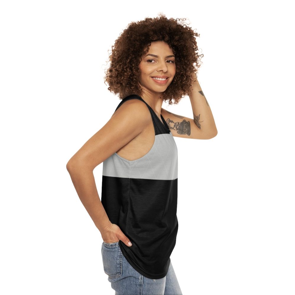 Unisex Sandman 1970s Sci-Fi Tank Top - women side