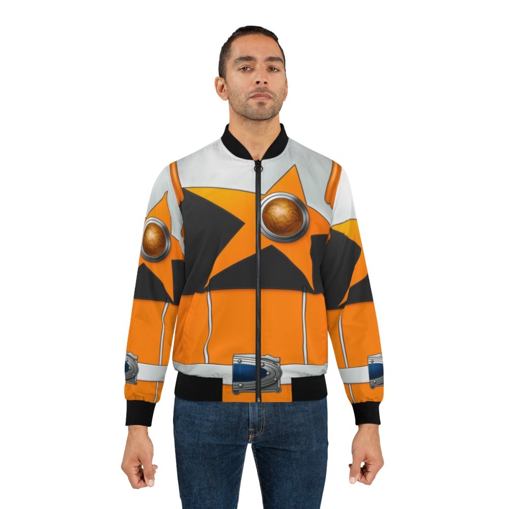 SasoriOrange Bomber Jacket - Stylish and Vibrant Superhero-Inspired Outerwear - Lifestyle