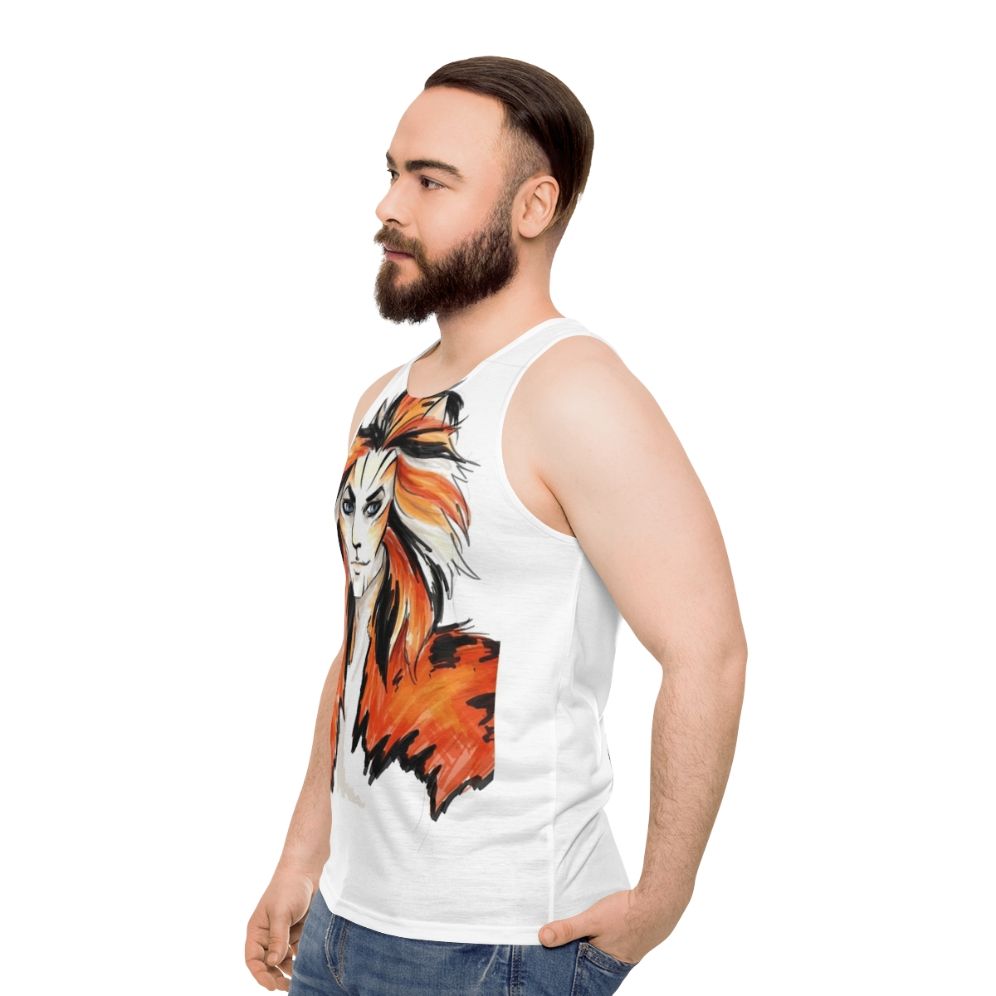 Macavity the Mystery Cat Unisex Tank Top - men side