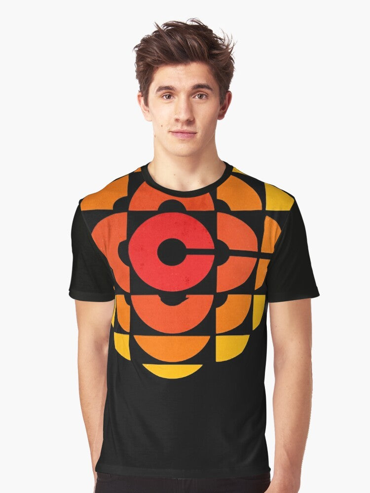 Classic CBC 1974 logo vintage graphic design on a t-shirt - Men