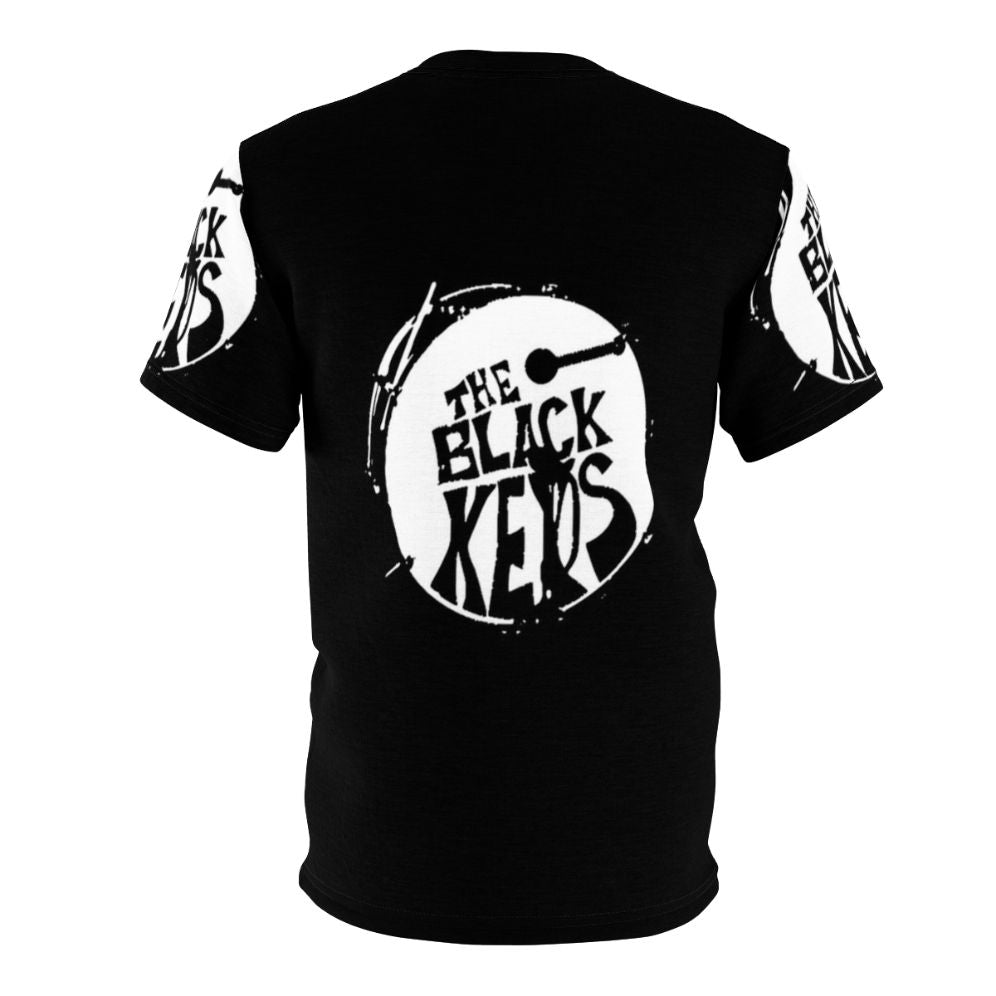 Stylish round the black keys inspired t-shirt for music fans - Back