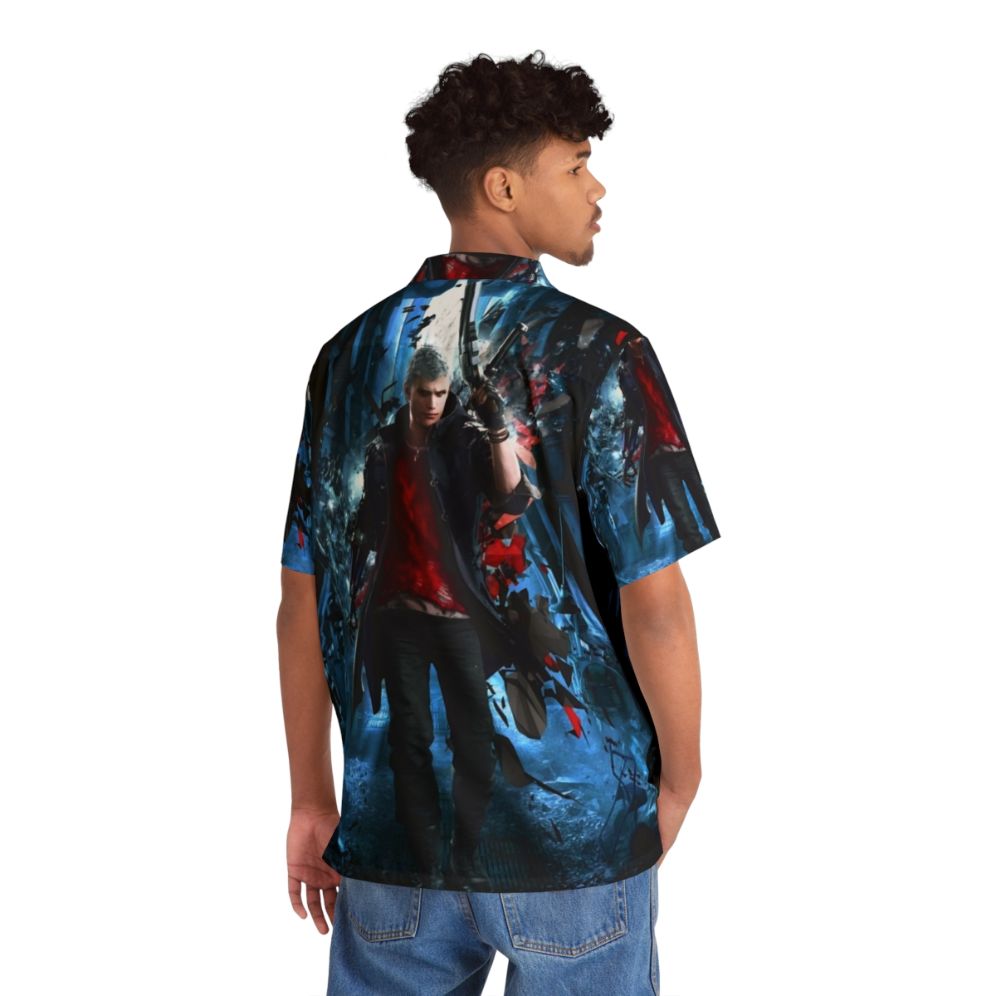 Devil May Cry 5 Nero Hawaiian Shirt - People Back