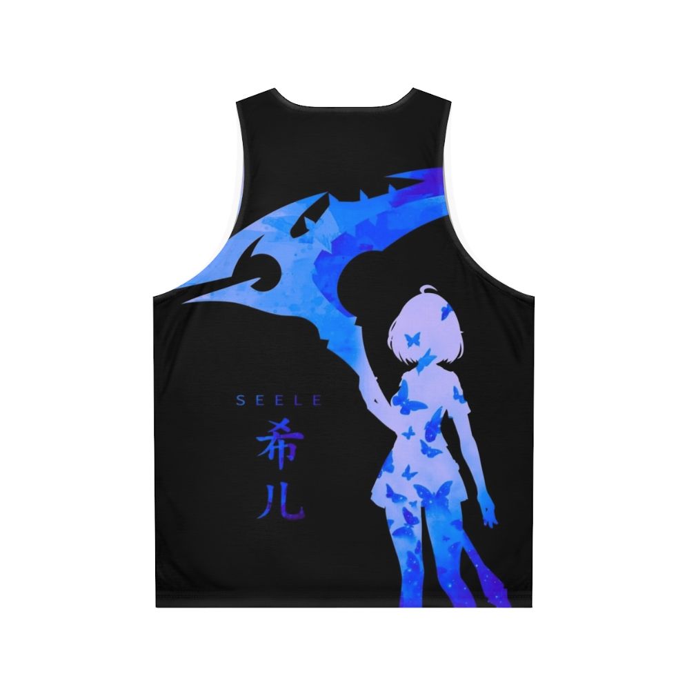 Blue Butterflies Unisex Tank Top - Back