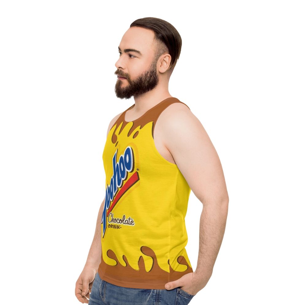 Yoohoo Chocolate Milk Unisex Tank Top - men side