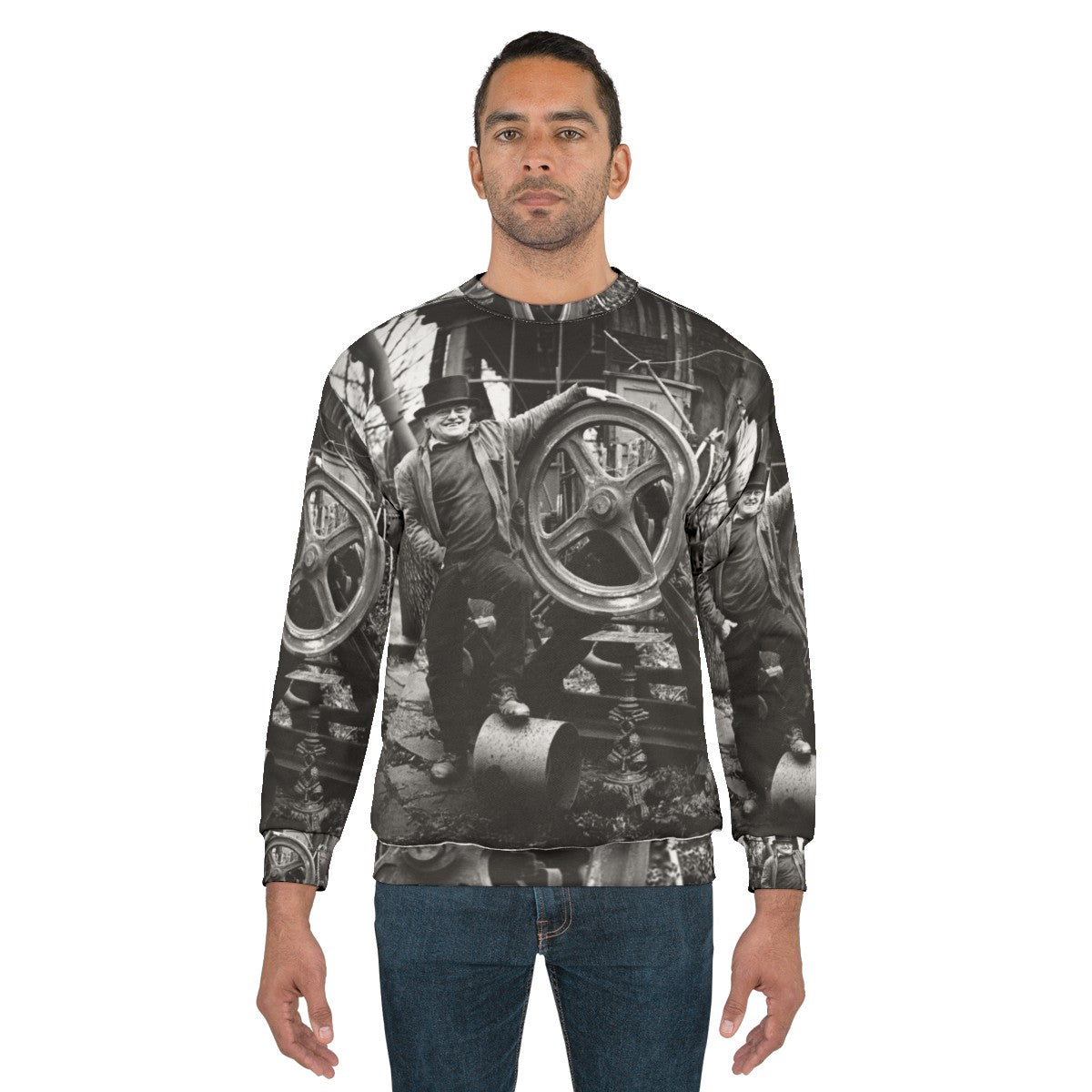 Fred Dibnah Steeplejack Industrial Sweatshirt - men