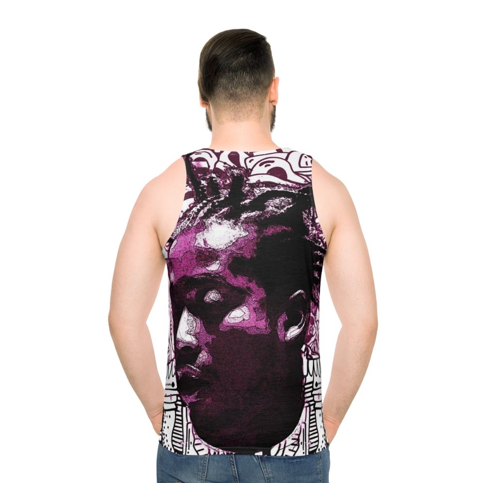 Ol' Dirty Graffiti Unisex Tank Top - men back