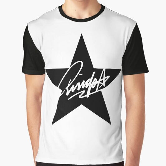 Ringo Starr graphic t-shirt with Beatles music icon