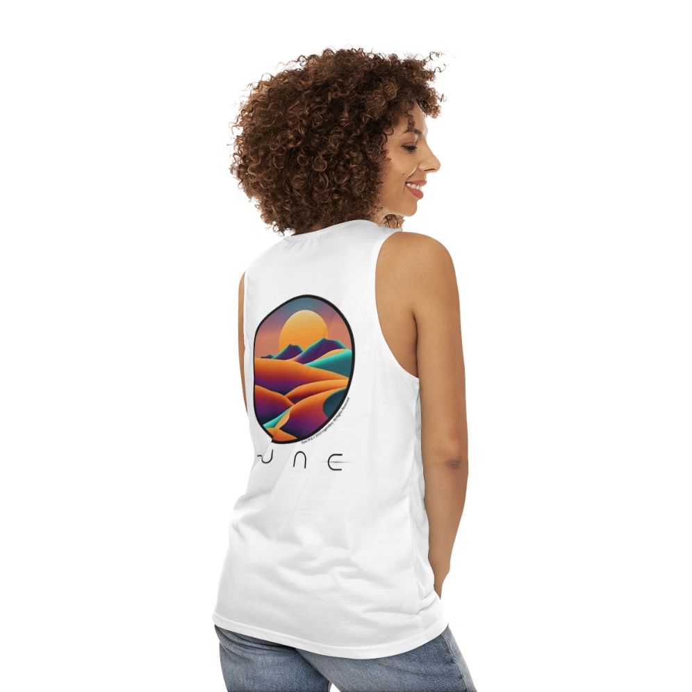 Dune Landscape Unisex Tank Top - women back