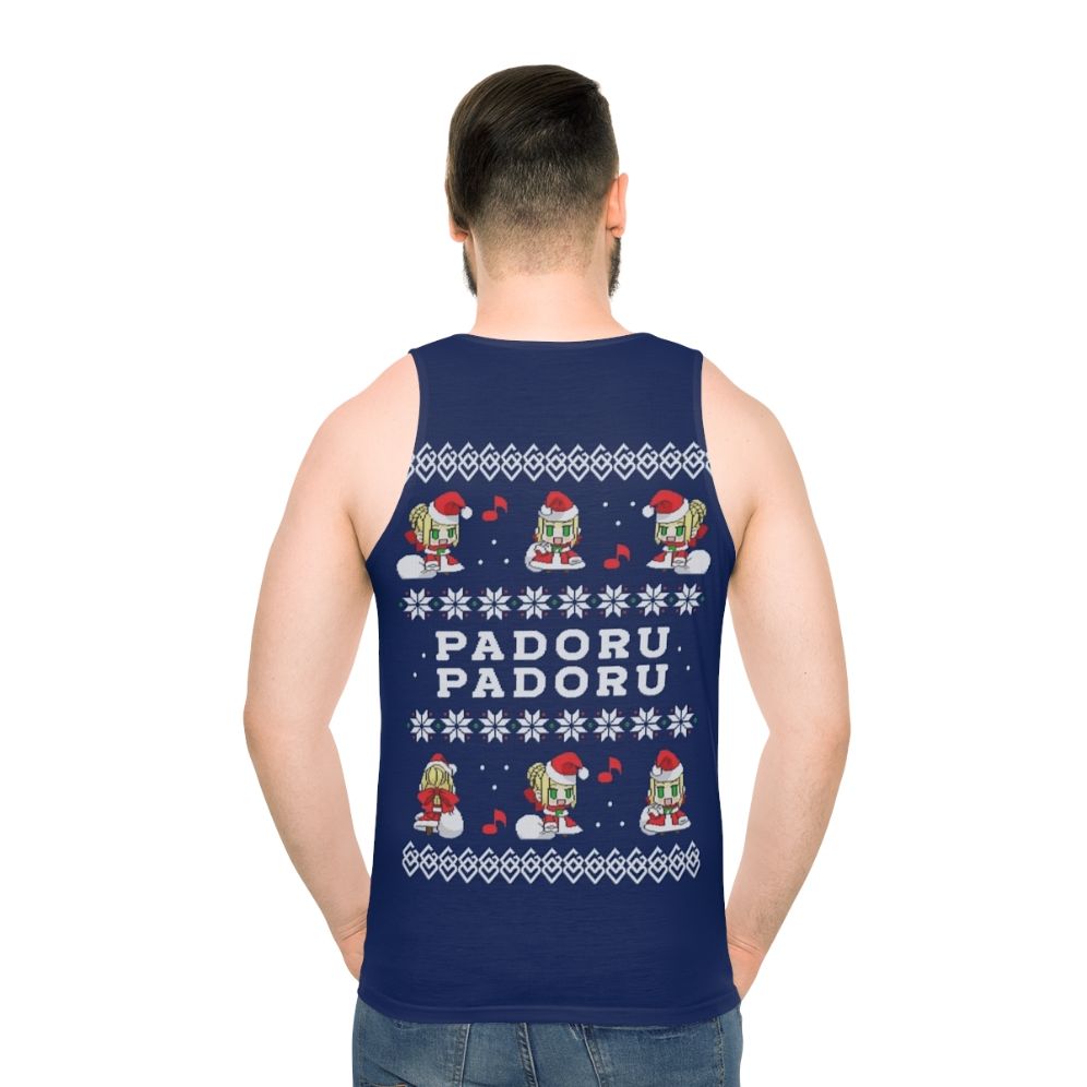 Padoru Padoru Anime Unisex Tank Top - men back