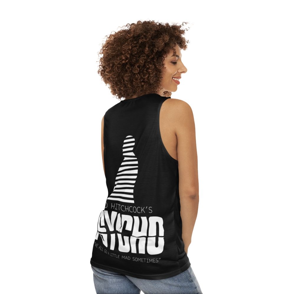 Alfred Hitchcock Psycho Unisex Tank Top - women back