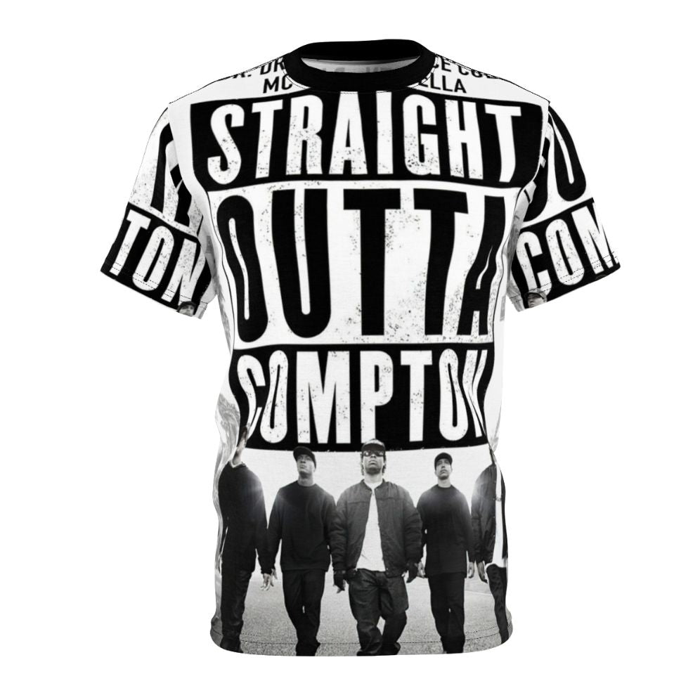 Stylish AOP T-shirt featuring a modern rap design