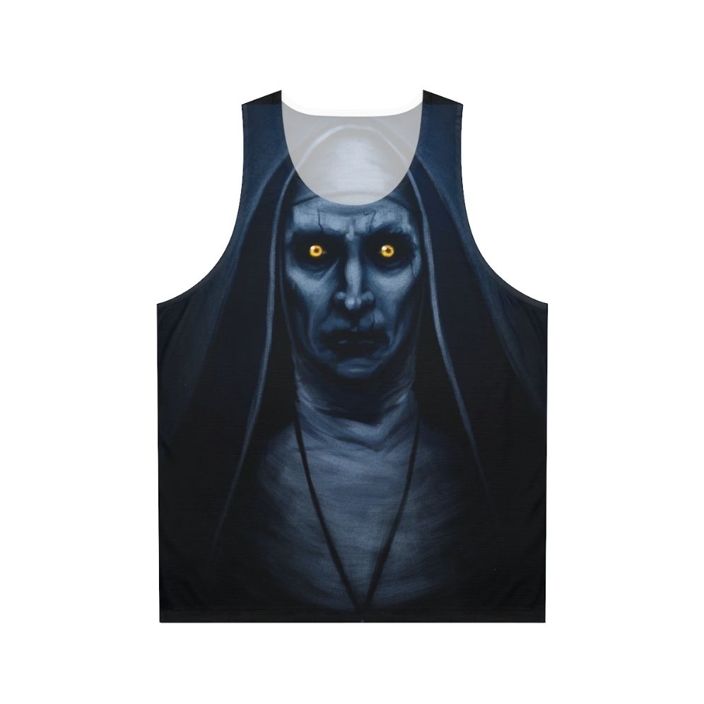 Valak painting unisex horror tank top