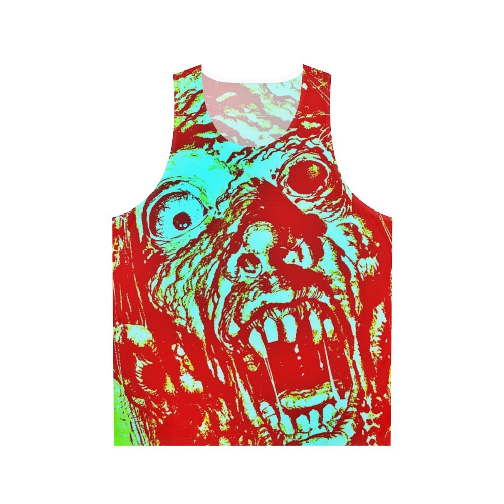 Vintage horror movie unisex tank top