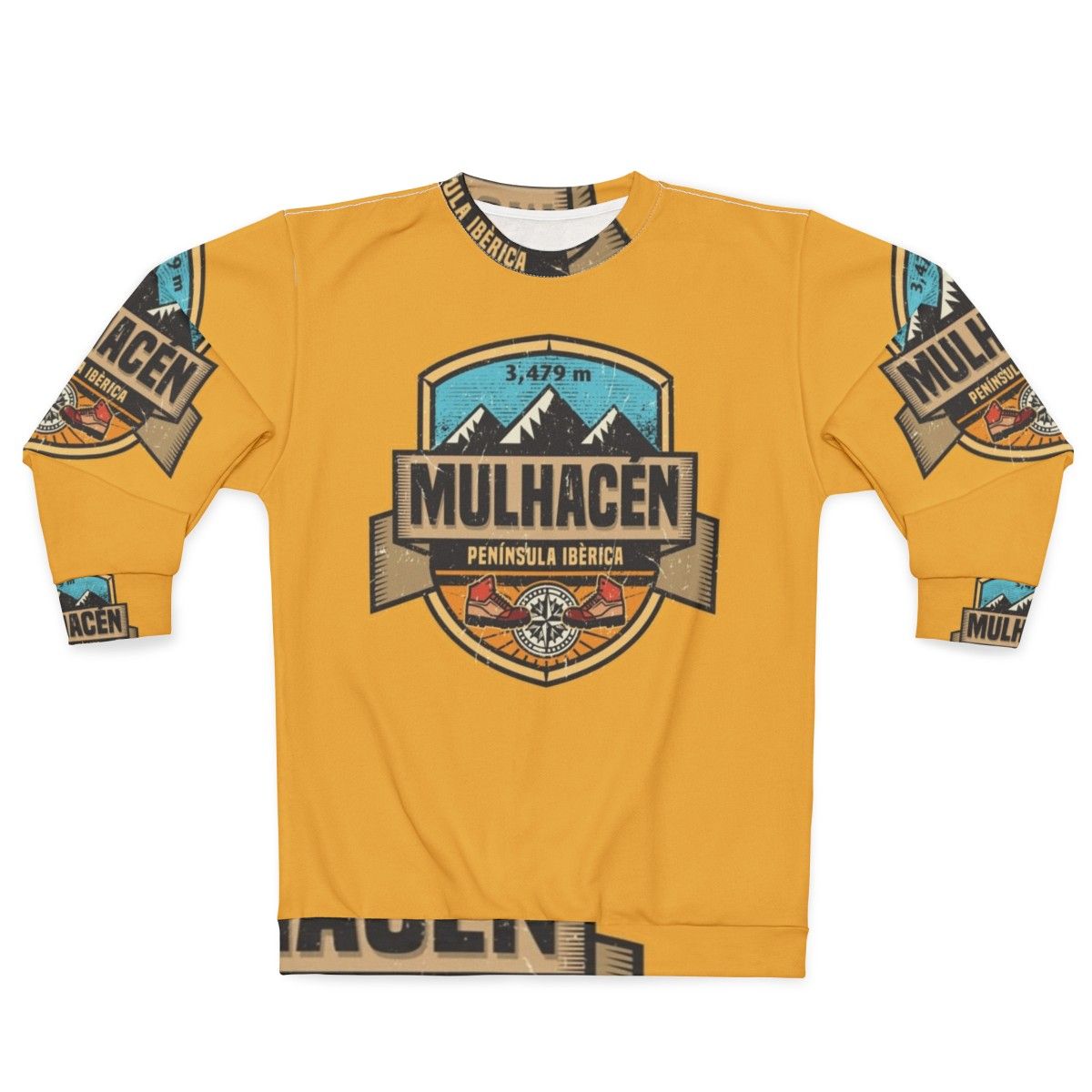 Mulhacen Peak Spain Hiking Sweatshirt