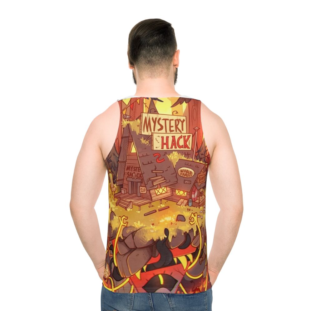 Weirdmageddon Unisex Tank Top Featuring Bill Cipher - men back