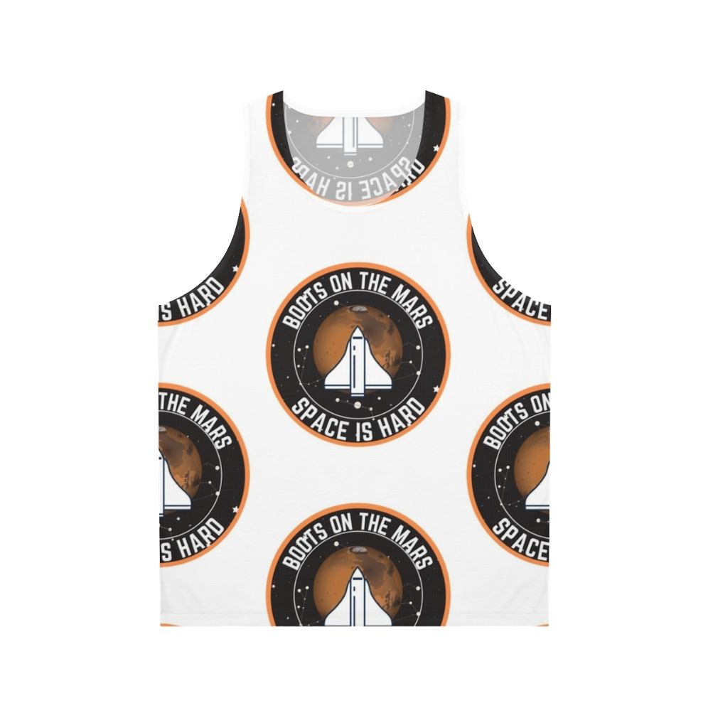 Space Force Boots on the Mars Unisex Tank Top