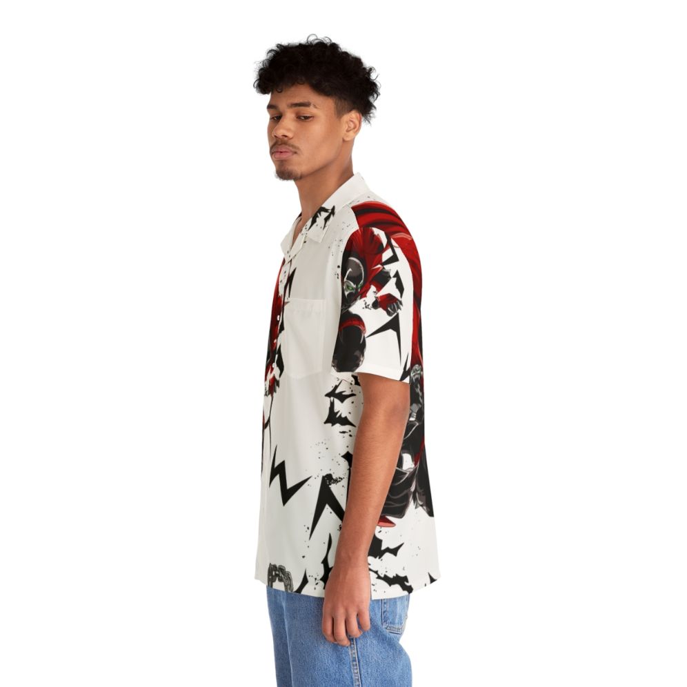 Spawn Inspired Hawaiian Shirt with Sublime White Design - People Left