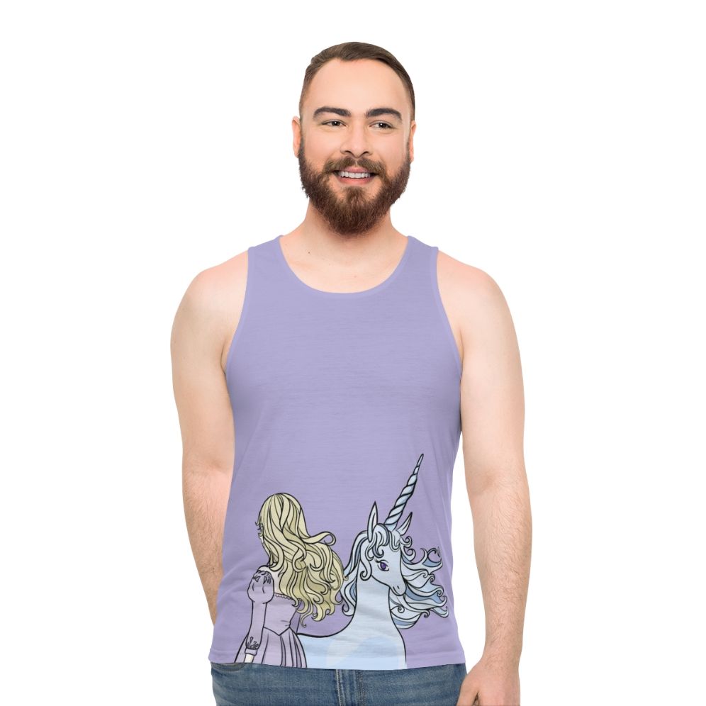 The Last Unicorn Lady Amalthea Unisex Unicorn Tank Top - men