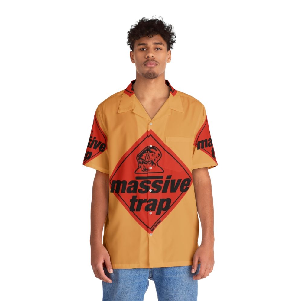 Massive Trap Hawaiian Shirt - Star Wars Inspired 90s Parody - People Front