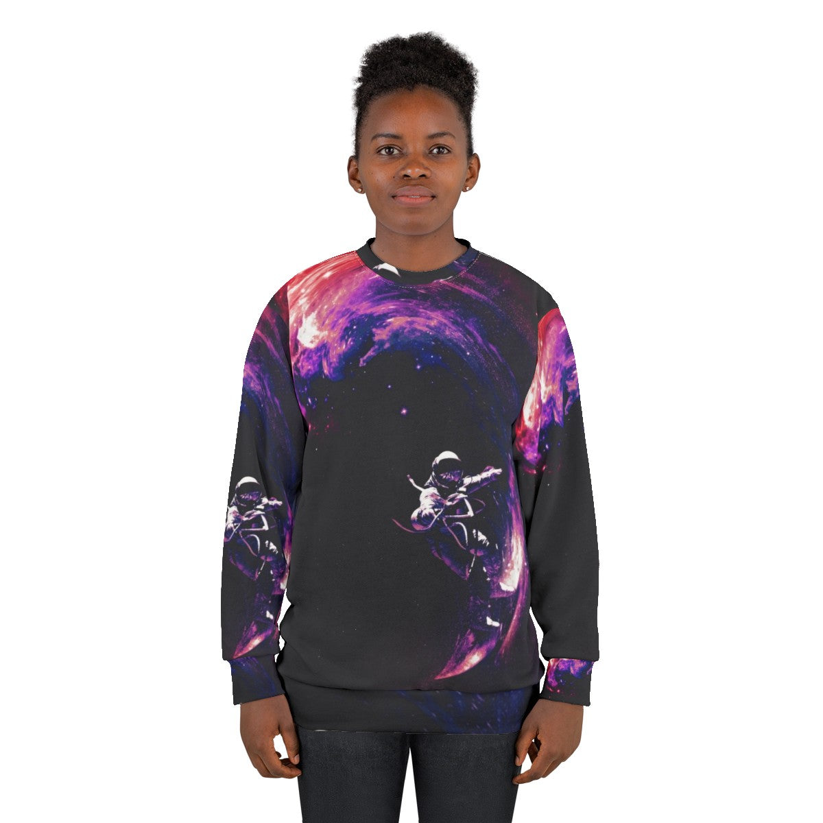 Cosmic Space Surfing II Sweatshirt - women