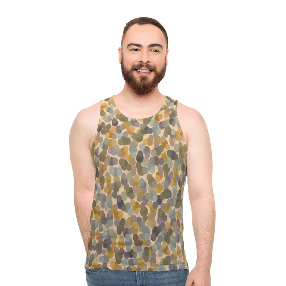 Thomas Downing's Vibrant Summer 1960 Unisex Tank Top - men