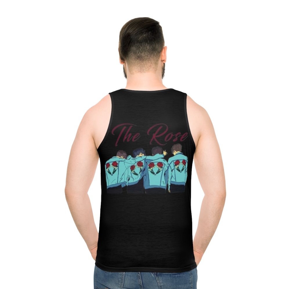 The Rose Kpop Unisex Active Tank Top - men back