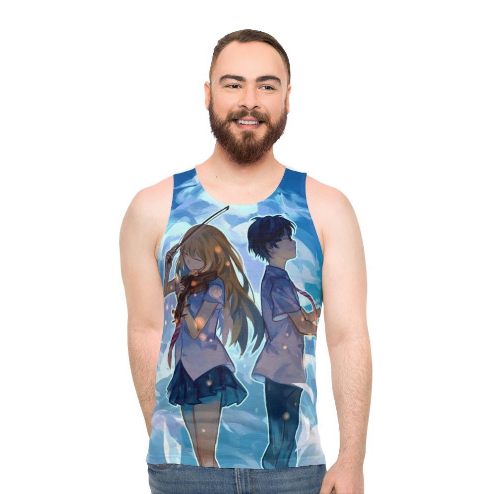 Your Lie in April Anime Unisex Tank Top - men