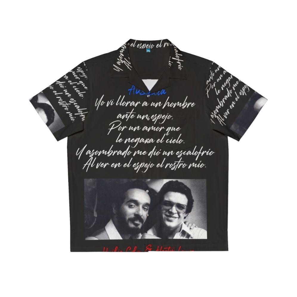 Willie Colon Hector Lavoe Ausencia Hawaiian Shirt featuring salsa and latin music icons