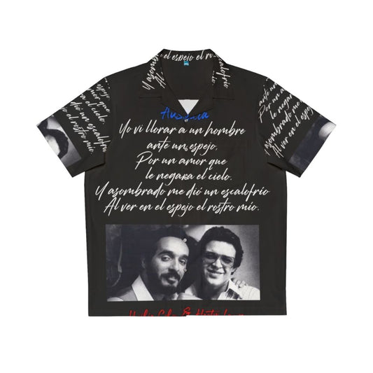 Willie Colon Hector Lavoe Ausencia Hawaiian Shirt featuring salsa and latin music icons