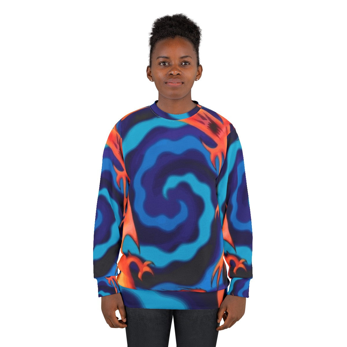 Yugioh Blue Eyes Polymerization Sweatshirt - women