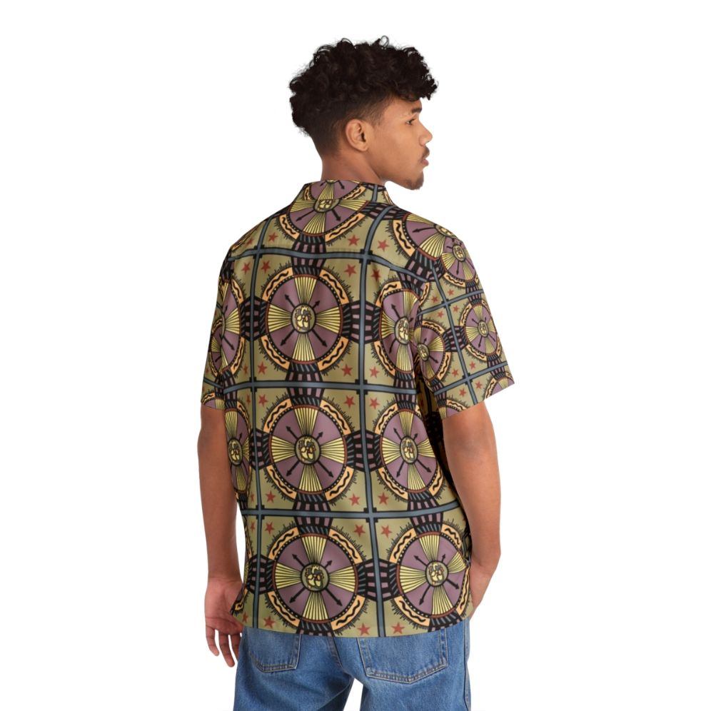 Heartifact Hawaiian Shirt with Heart Design Inspired by Science and Visionary Art - People Back